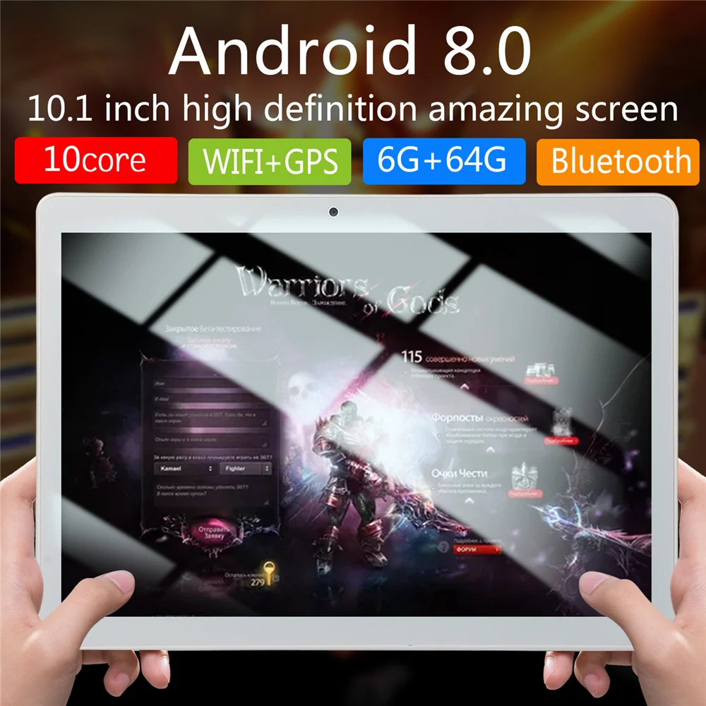 4G Lte планшеты 10 1 дюймов 1960 × 1080 2 5 K супер AMOLED экран ультра тонкий планшетный ПК Android