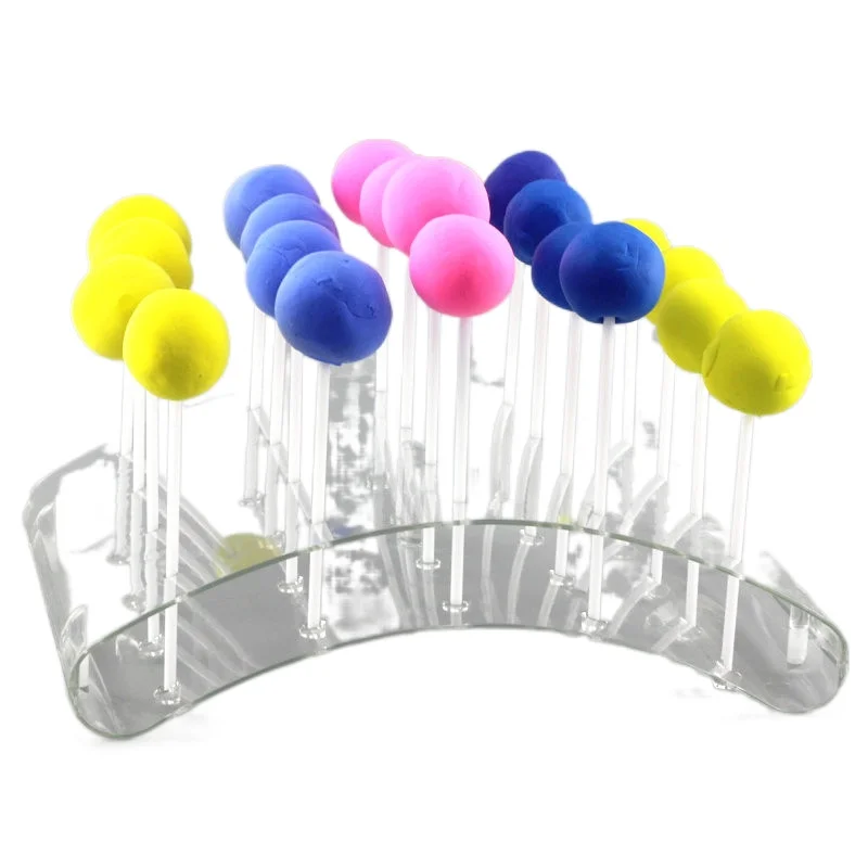 

20 Holes Cake Pop Lollipop Stands/Display/Bases/Shelf Arc Shaped DIY Bakeware Cake Tools Acceserries Candy Dessert Hodler