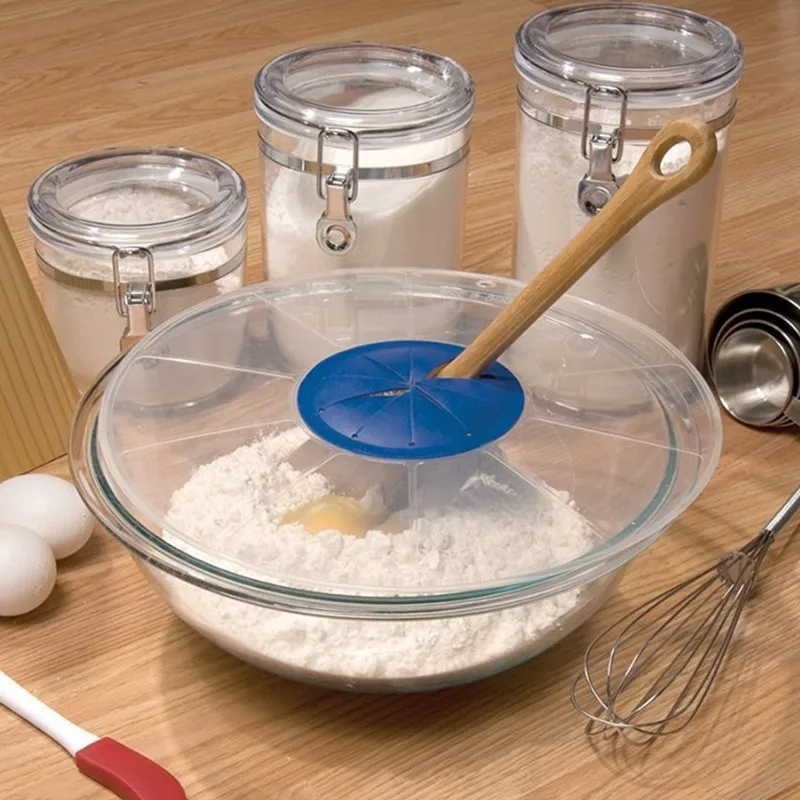 

Creative Egg Bowl Whisks Screen Cover Baking Splash Guard Bowl Lids Kitchen Cooking Tools