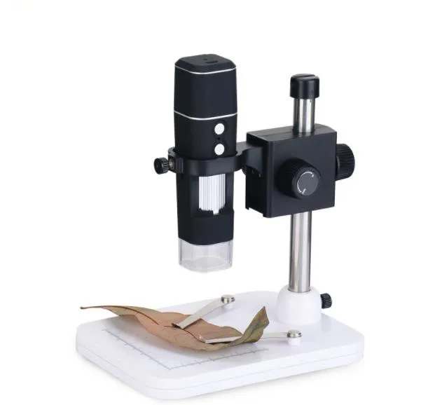 

500X HD портативный цифровой микроскоп с Wi-Fi, лабораторный USB-микроскоп с 8 светодиодсветодиодный лупами 640x480