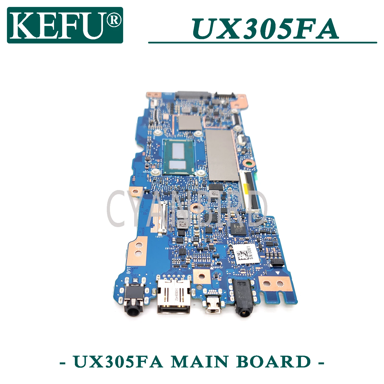 kefu ux305fa original mainboard for asus zenbook ux305fa ux305f with 8gb ram m 5y71 cpu laptop motherboard free global shipping