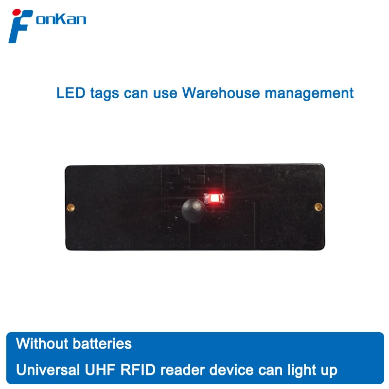 Fonkan UHF RFID Passive LED Tag with Light 860-960Mhz ISO18000-6C GEN2 Anti-metal for Warehouse Management | Безопасность и защита