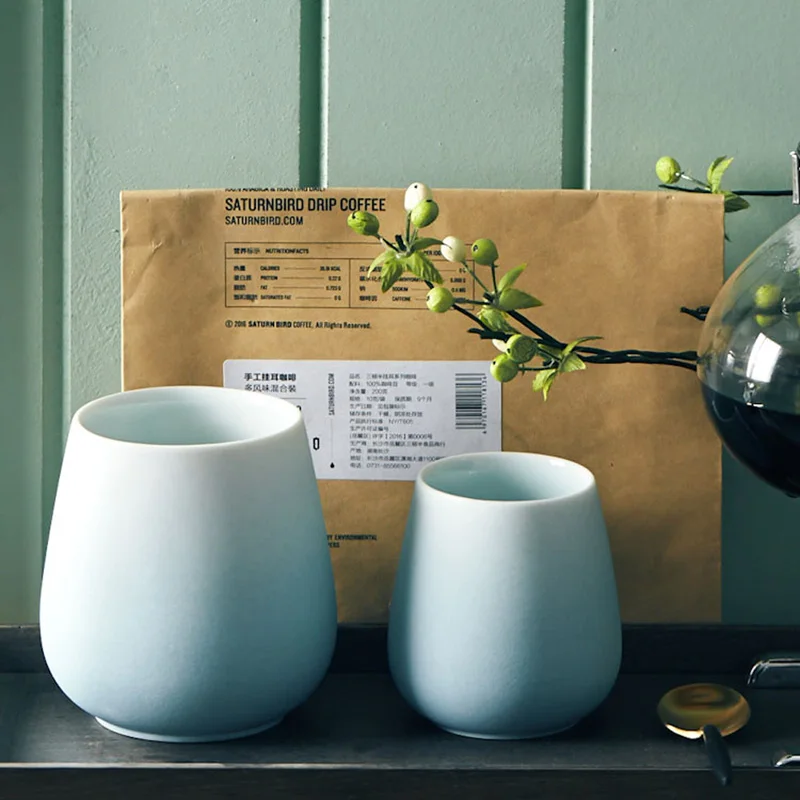 Цветная японская кофейная чашка ручной работы макарон персонализированная