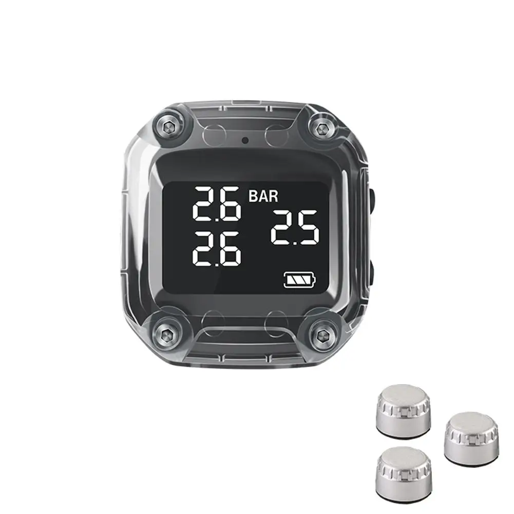 3-колесный точный монитор давления в шинах мотоцикла USB быстрая зарядка