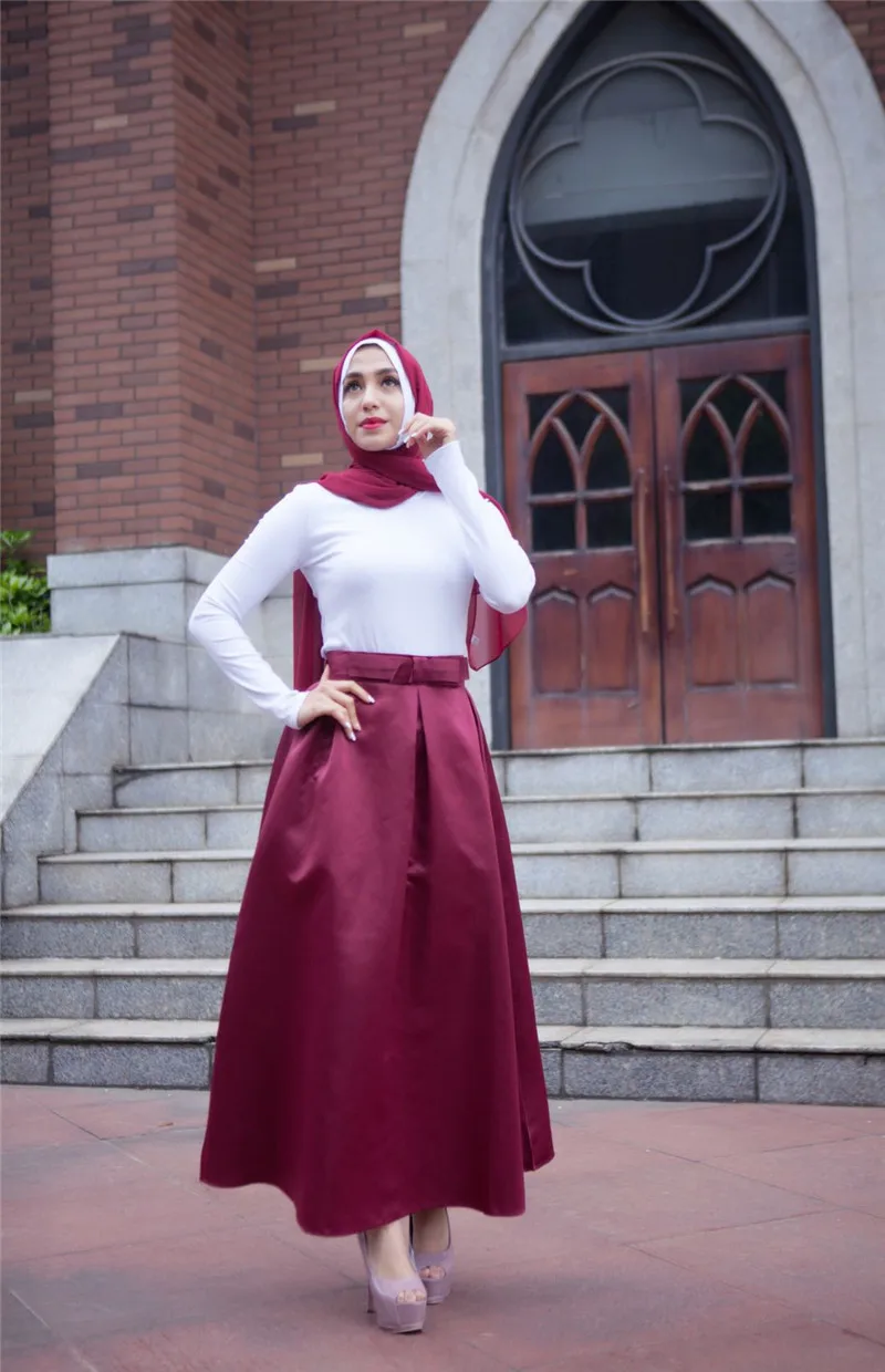 Мусульманская плиссированные юбки женщин большие качели длинные хиджаб платье с изображением индейки Musulman марокканский кафтан Ropa De Mujer; Об...