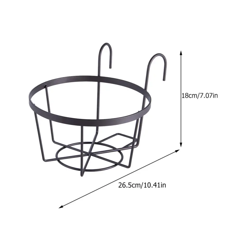 

1 Pc Hanging Planter Storage Rack Durable Flowerpot Hanger (Dark Brown)