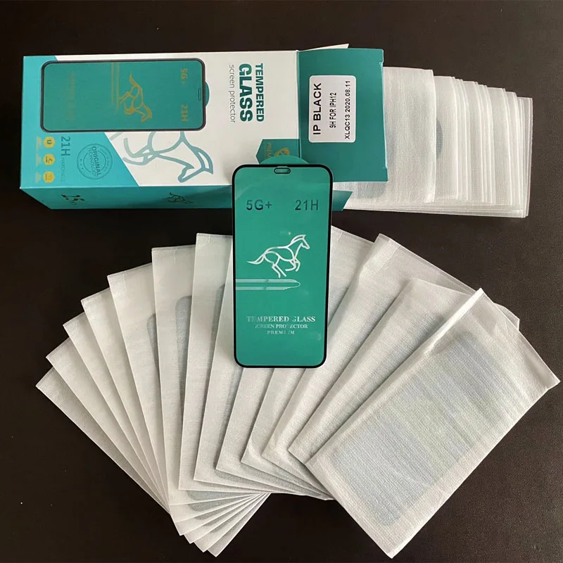 50/100 шт. Swift Horse 21H для Samsung A55 A35 A15 A54 A14 A32 A23 A53 A42 A52 A72 A50 A51 M11 M21S 5D полностью клеящееся