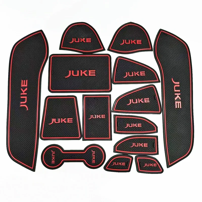 

Non-slip Interior door gate slot pad cup mat anti slip pad for NISSAN juke 2020 2021,14pcs/lot,auto accessories