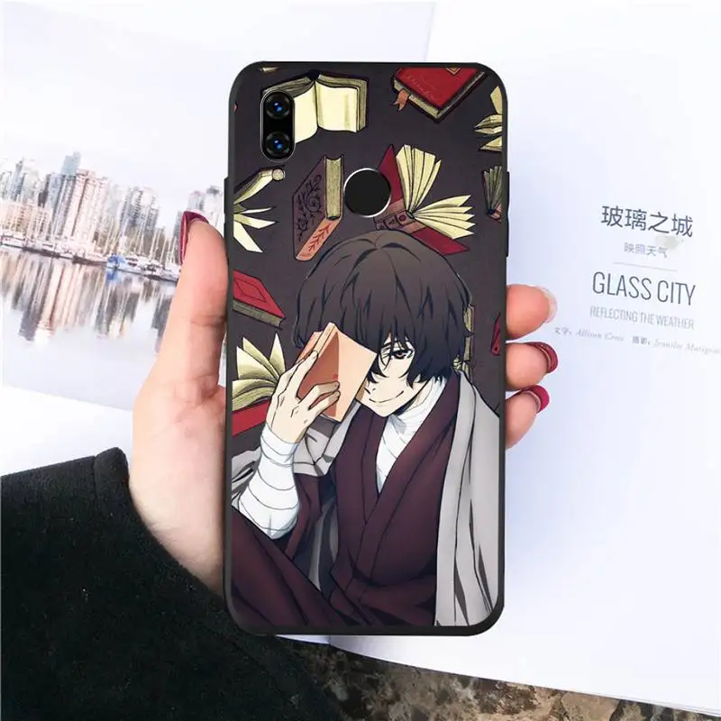 

bungou stray dogs anime Phone Case For Huawei honor Mate P 10 20 30 40 Pro 10i 9 10 20 8 x Lite Luxury brand shell funda coque
