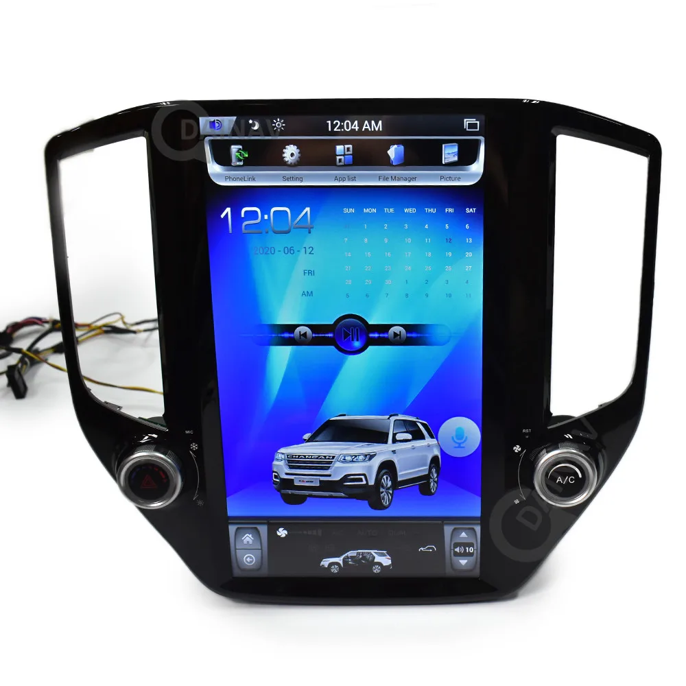 Автомобильный радиоприемник 14 дюймов мультимедийный Видео Стерео DVD-плеер для