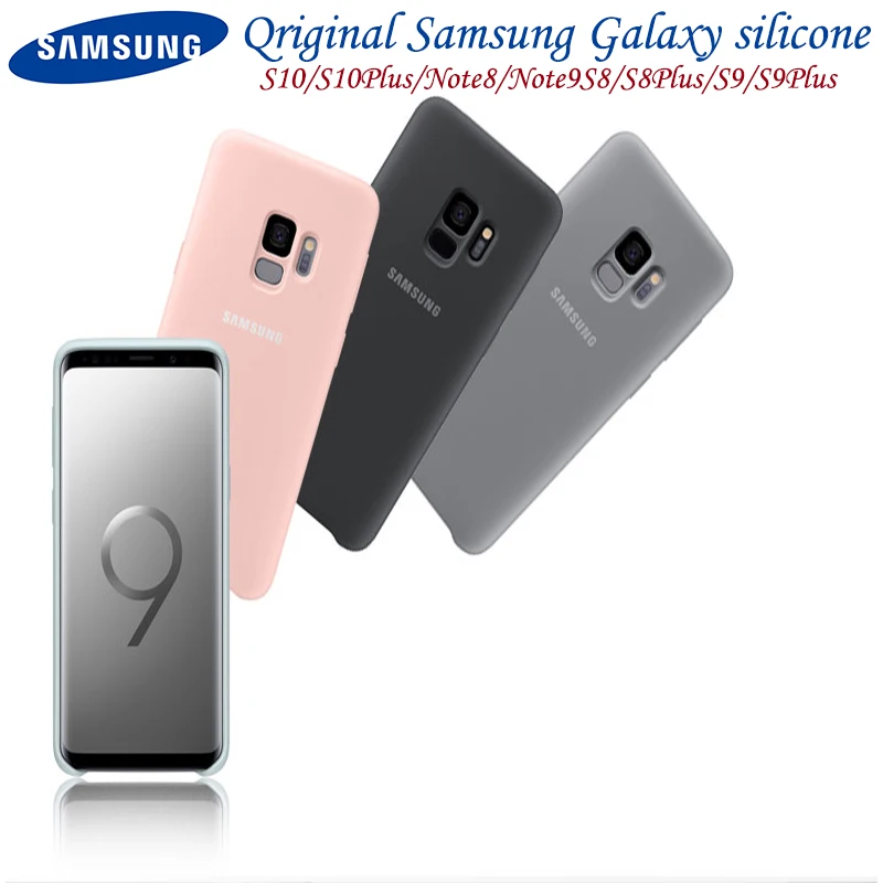 Чехол для samsung S8 оригинальный мягкий силиконовый защитный чехол Galaxy S9 S10 Plus Note 8 9