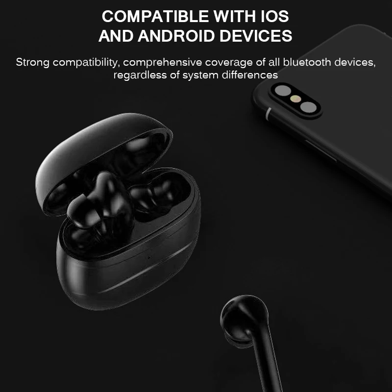 Беспроводные наушники TWS Bluetooth 5 0 с микрофоном и сенсорным управлением супер