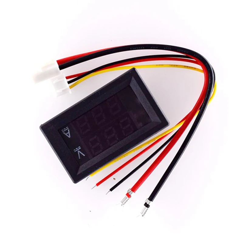 DC 0-100 в 50A цифровой вольтметр Амперметр Двойной дисплей детектор напряжения