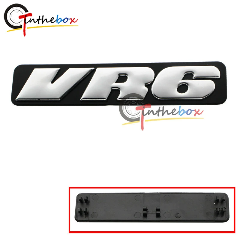 

3D VR6 Металлическая Хромированная Эмблема Из Цинкового Сплава, Наклейка Для Volkswagen Golf R32 Passat CC R36 GT Touareg Pha...