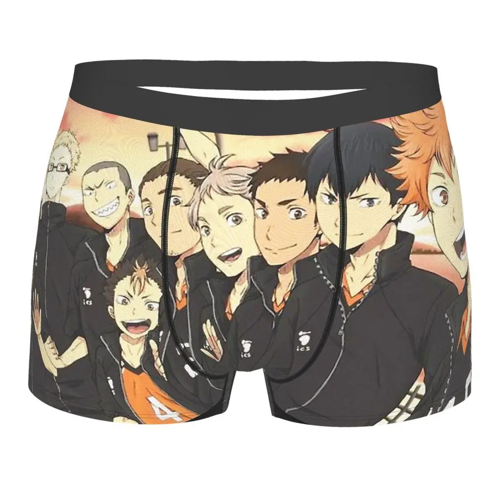 

Tobio Haikyuu Hinata Shoyo Volleyball Juvenile Manga Underpants Homme Panties Male Underwear Print Shorts Boxer Briefs