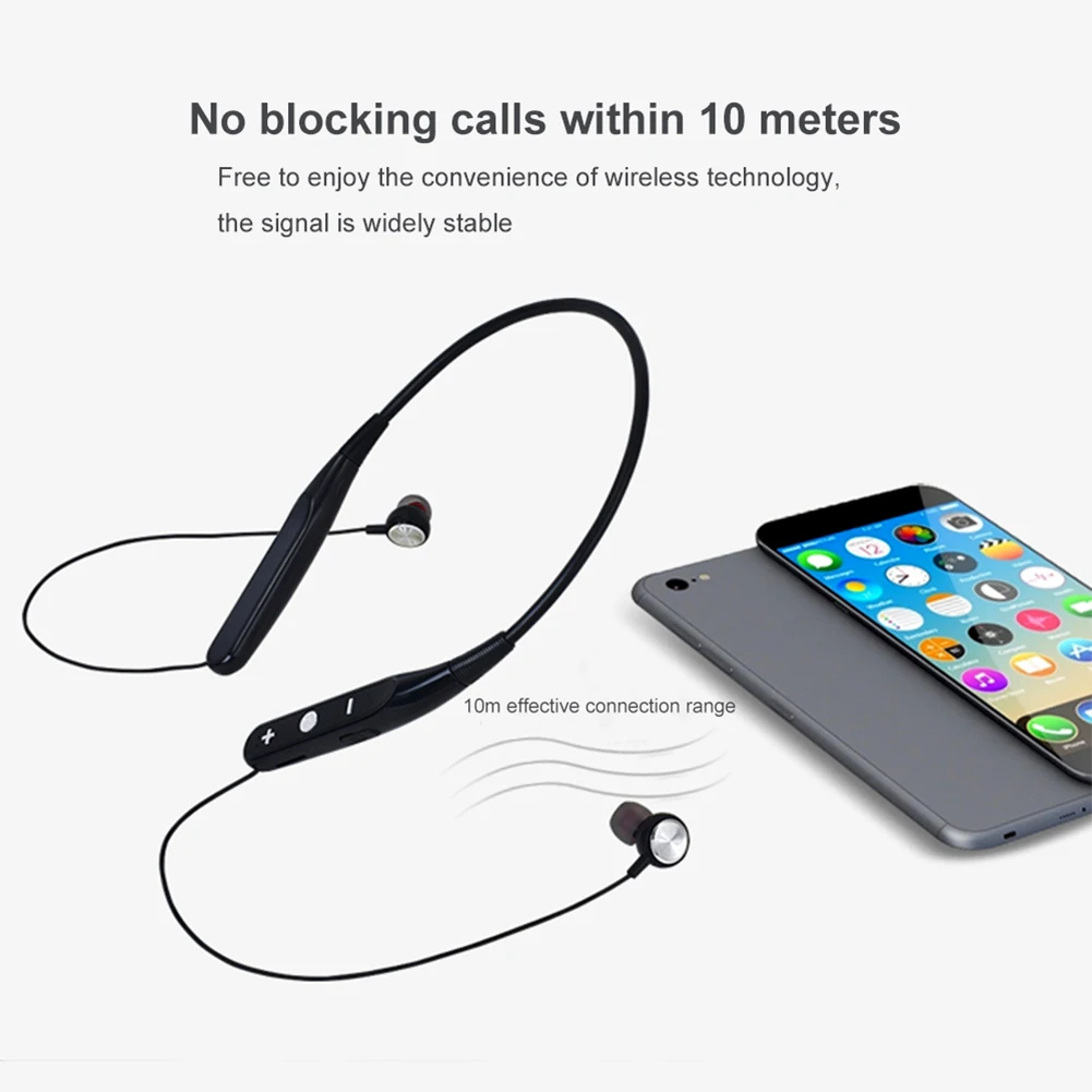 Наушники вкладыши магнитные Беспроводные с поддержкой Bluetooth 4 1 и