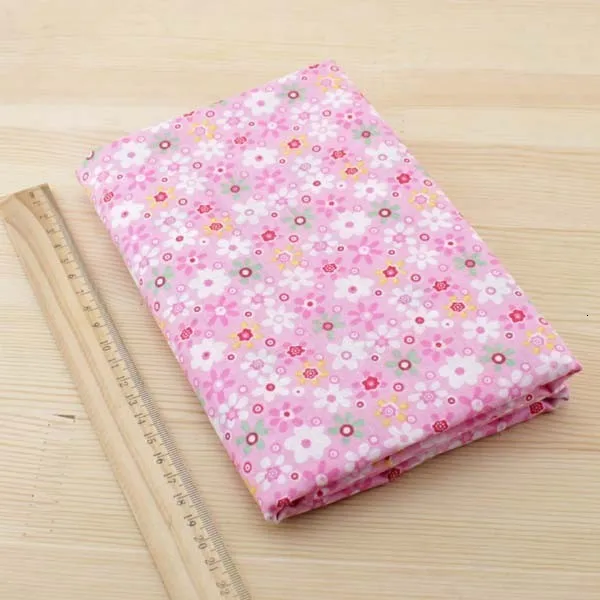 Booksew Telas лоскутное Tecidos Para Costura 7 шт. 50 см* 50 см розовая хлопковая ткань с цветами жир четверть для шитья DIY Tissu материал