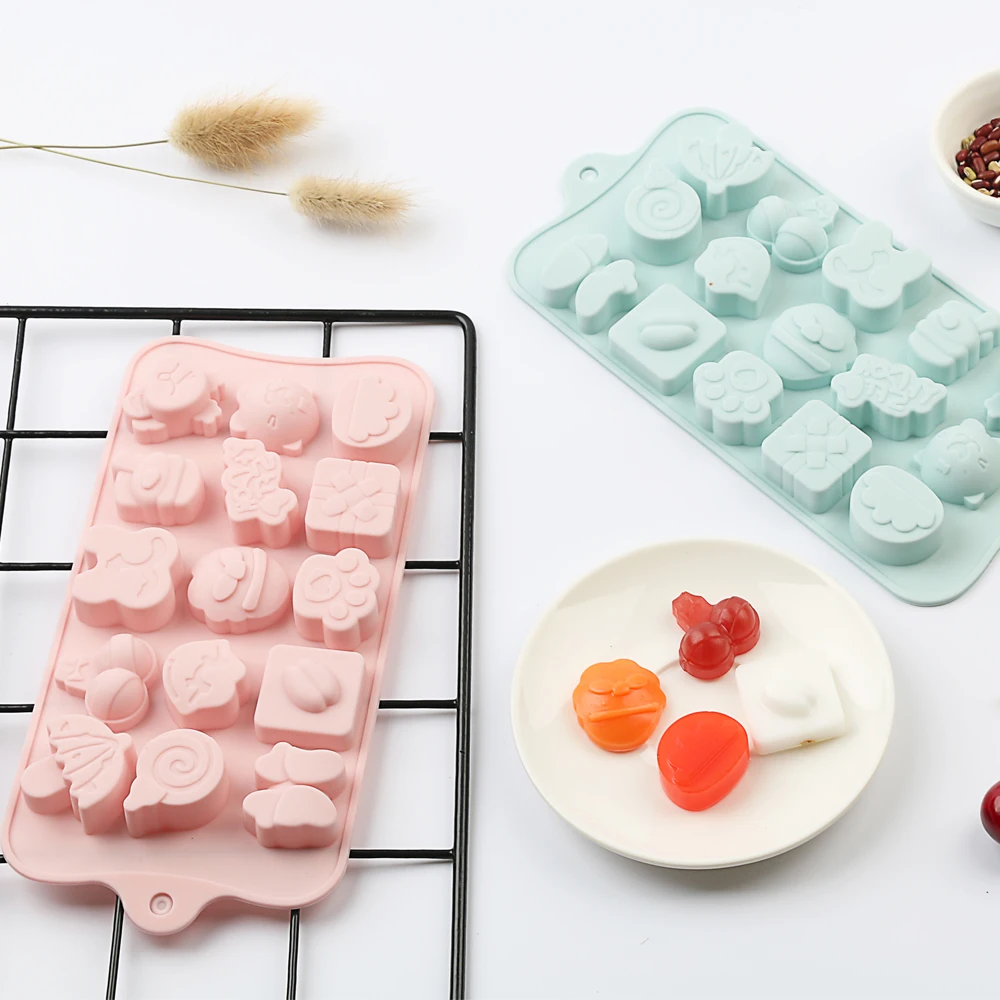 

Silicone Chocolate Mold Cake decorating tools Multiple shapes Baking Ice Tray Mould Coffee Chocolate Mold Non-stick