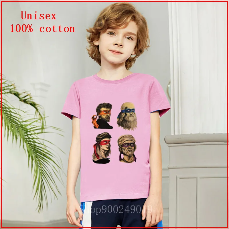 Футболка с черепашками-ниндзя для мальчиков и девочек футболки Друзья | Детская