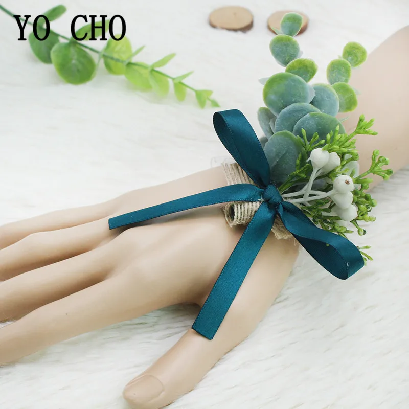 YO CHO свадебная бутоньерка с зеленым лесом для мужчин Свадебный Планер брака