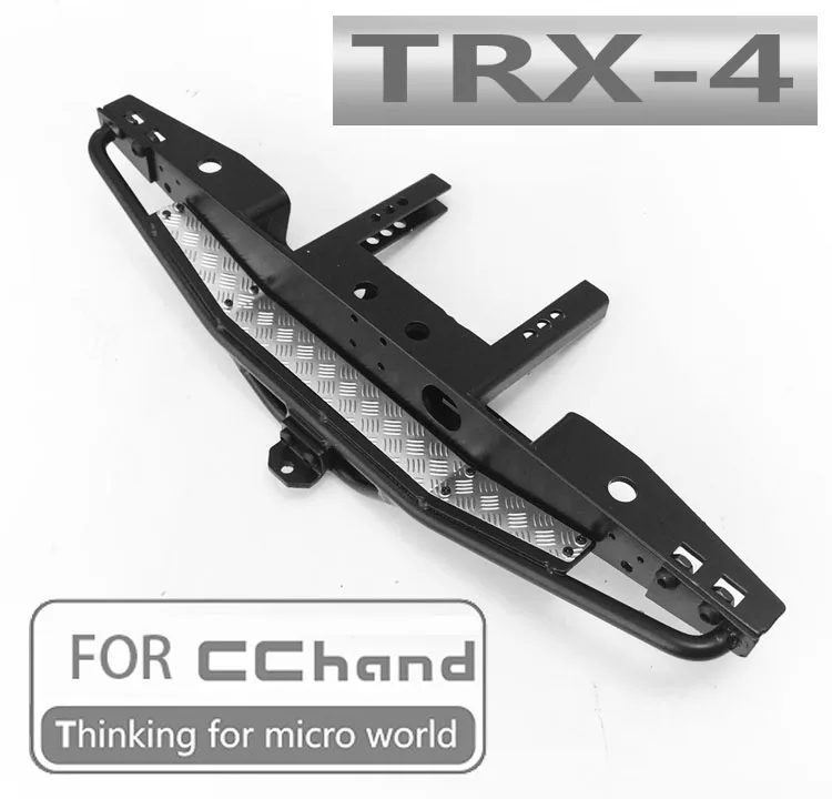 Алюминиевый металлический задний бампер для Traxxas trx 4 (CCHAND)|Детали и аксессуары| |