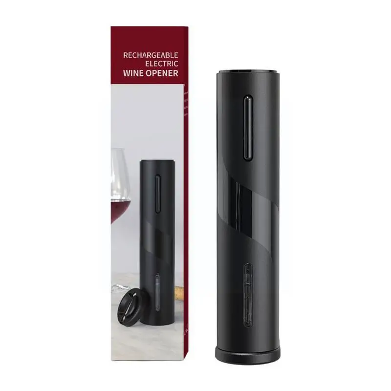 

Electric Wine Opener Rechargeable Automatic Corkscrew Opener Charging For Home USB Suit Cable Use Creative Bottle Wine with I8G5