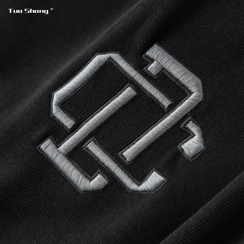 

2021 Pattern Embroidery Men Pants Streetwear Sports Track Joggers Thin Cotton Personality Casual Trousers Pantalones De Hombre