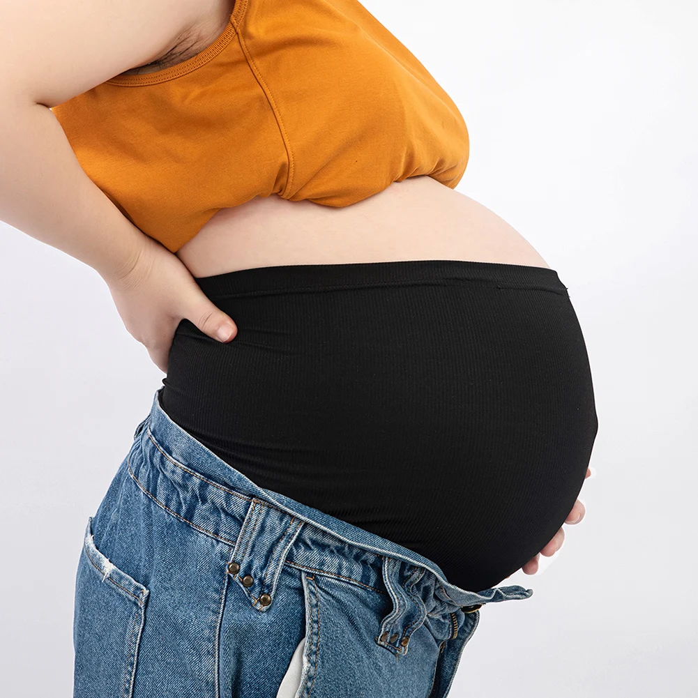 Maternity Pregnant Women Elastic Belly Support Care Band Pants Extender Belt | Женская одежда