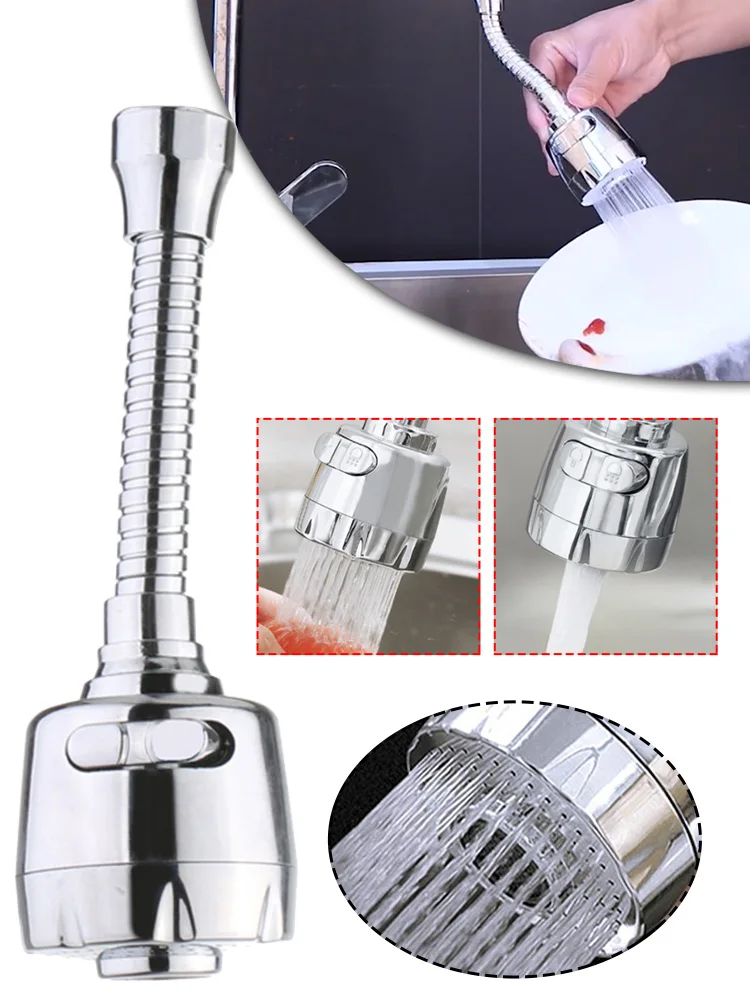 

Kitchen Faucet Aerator Water Diffuser Bubbler Water Saving Filter Anti-Splash Sink Sprayer Facuet Nozzle Head 360 Rotate