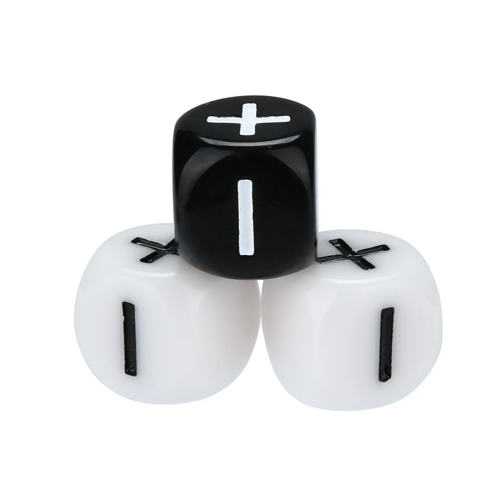 10 шт. вечерние игровые кубики многогранные развлечения акриловая башня для