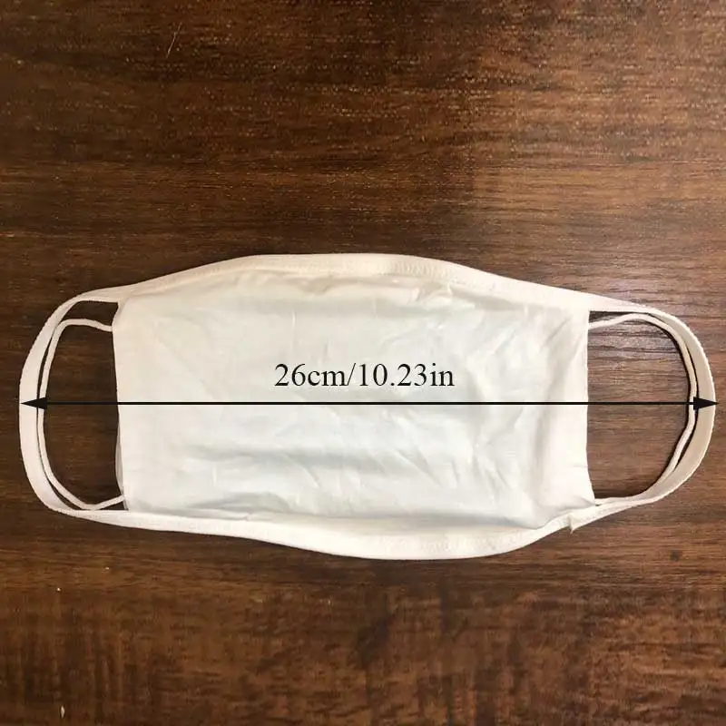 Двухслойная маска для лица черная и белая рта моющаяся многоразовая