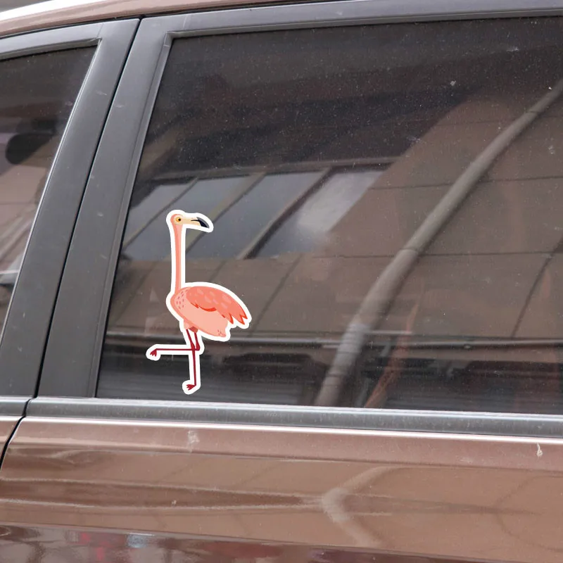 EBdecal Mysterious Colored Flamingos Decor For Auto Car/Bumper/Window/Wall Decal Sticker Decals DIY CT11502 | Автомобили и