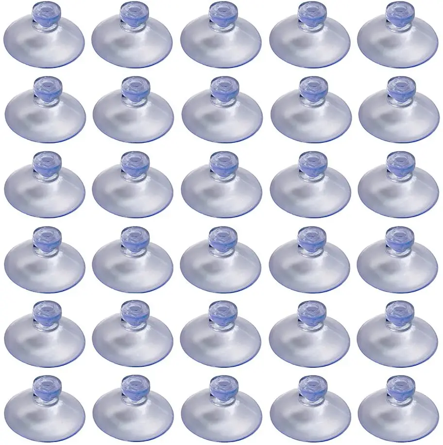 

10pcs/50pcs Clear 20/24/30/35/40/45/50/55mm Sucker Suction Cups Transparent plasitc Mushroom Head Suckers Cup
