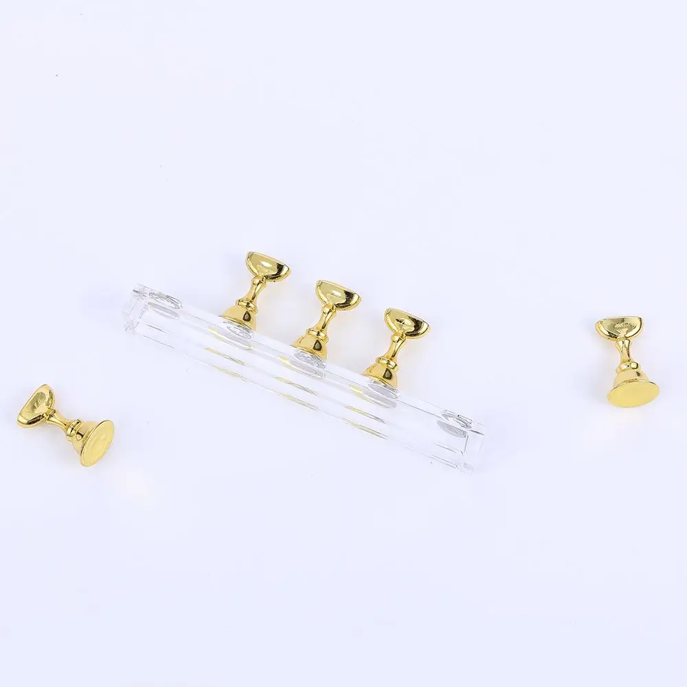 Мода 5 шт./компл. накладные ногти Дисплей подставка держатель магнитный для