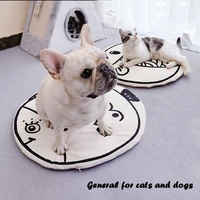 pet mat dog seat summer sleeping mat thick canvas cool pad kennel teddy cat removable and washable non slip mat