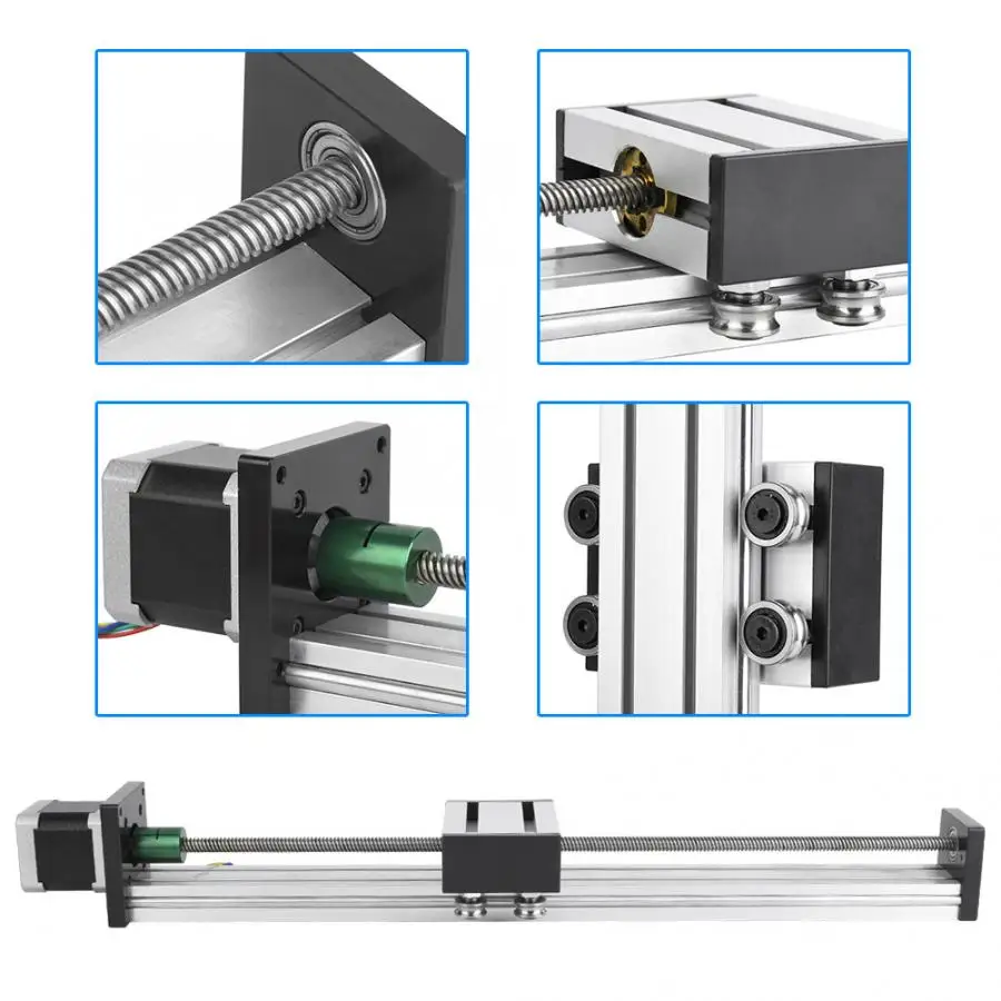 Линейный направляющий рельс 0808 раздвижной стол с длинным сценическим приводом