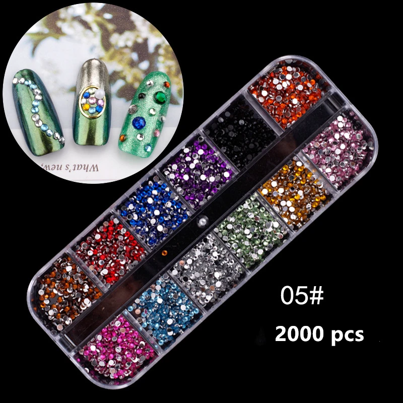 Набор из смешанных украшений с заклепками для украшения ногтей своими руками