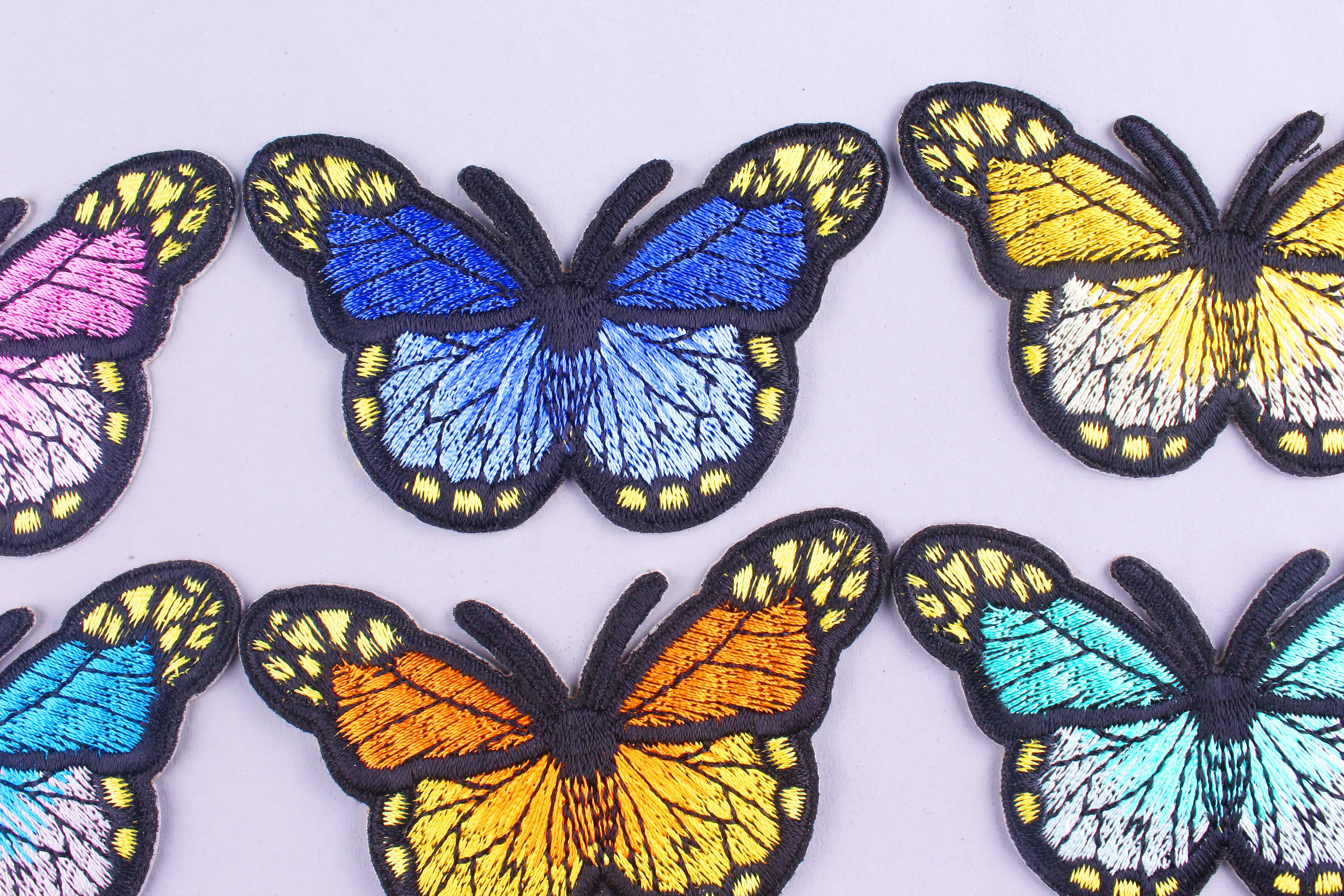 Бабочки железные нашивки на одежду наклейки для футболки милые спине