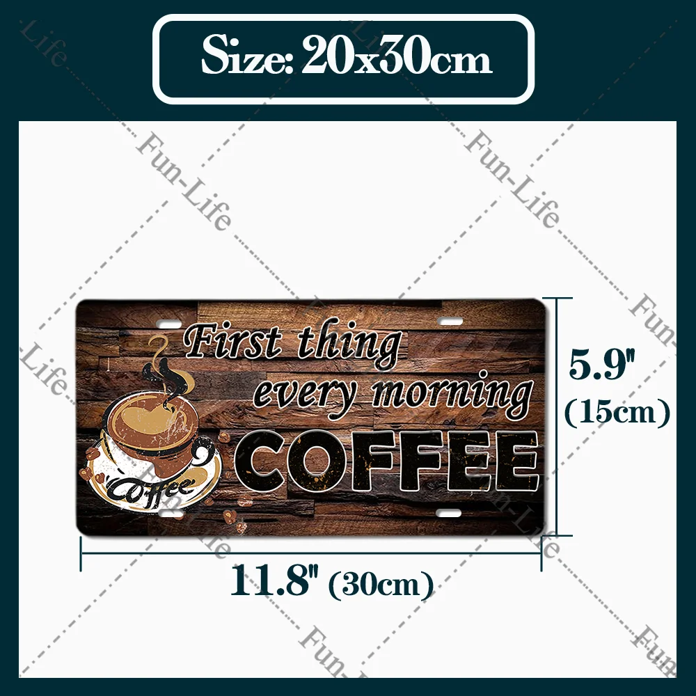 Металлические оловянные знаки для кофе табличка домашний декор металлическая