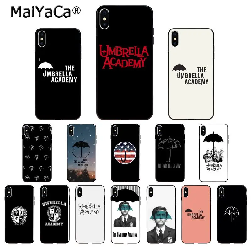 

MaiYaCa The Umbrella Academy TPU Soft Silicone Phone Case for iPhone 6S 6plus 7 7plus 8 8Plus X Xs MAX 5 5S XR 11 11pro max