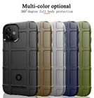 Армейский армейский бронированный чехол для iPhone 7 8 6 S 6 S Plus SE 2020 11 Pro 12 mini XR X S XS Max, прочный чехол-накладка для iPhone 11, чехол