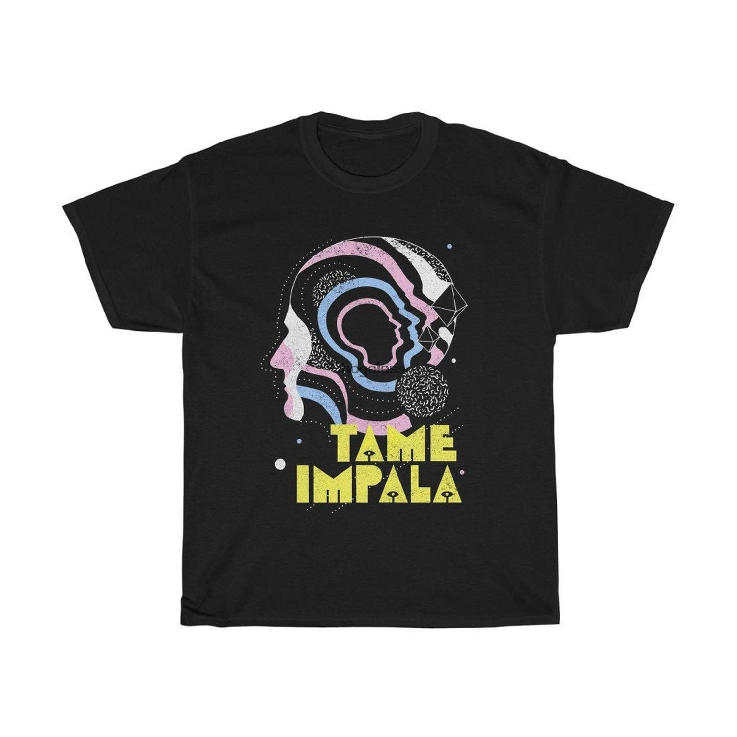 

Tame Impala Unisex Short Sleeve Tee DMN Vintage Black