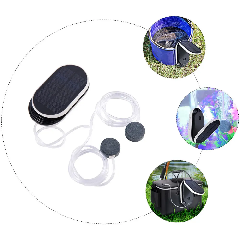 

1Pc Solar Oxygen Aerator Sun Powered Oxygenation Tool Solar Panel Pump