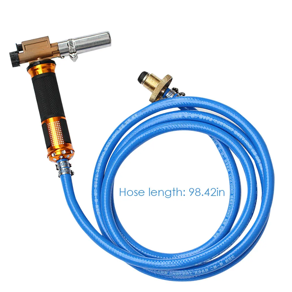 

FURONGHUA Electronic Ignition Liquefied Gas Burner Gun With 2.5M Oxygen-free Liquefied Gas Welding Torch Household Torch