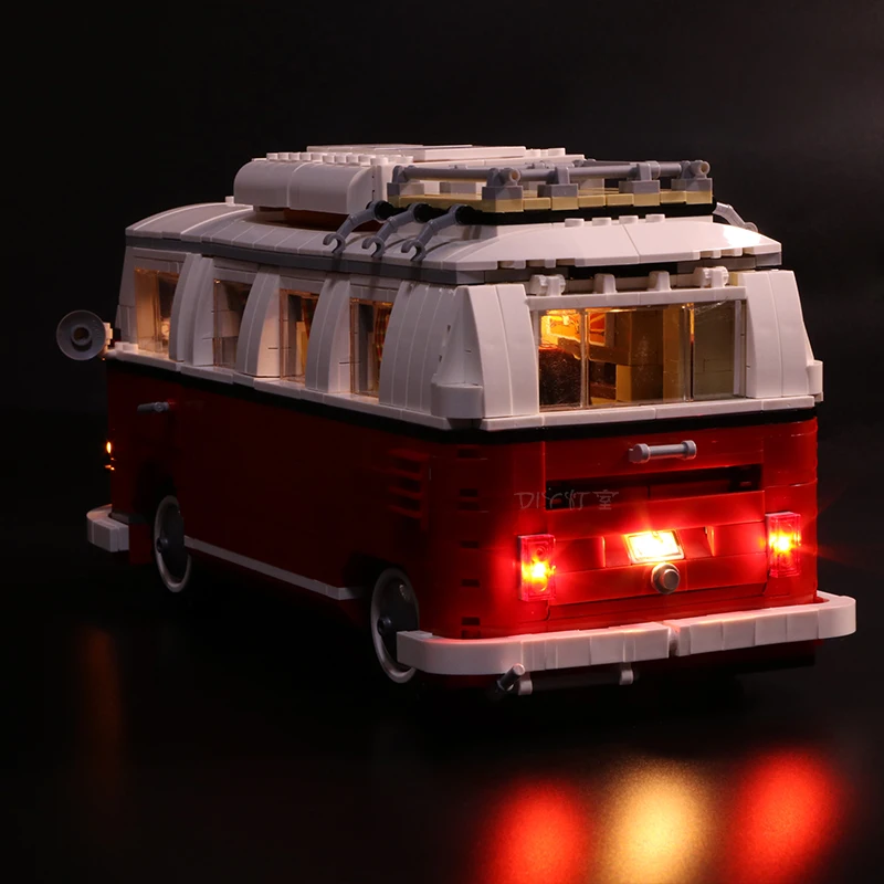 MOC Speed миниатюрный медный автомобиль чемпионов оригинальный 10220 Volkswagen T1 дом