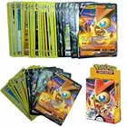 25 шт.Случайная коробка, карты Pokemon Vmax TAKARA TOMY Kids Battle Trading Collection Booster, английская версия, EPIC Card Toys Gift