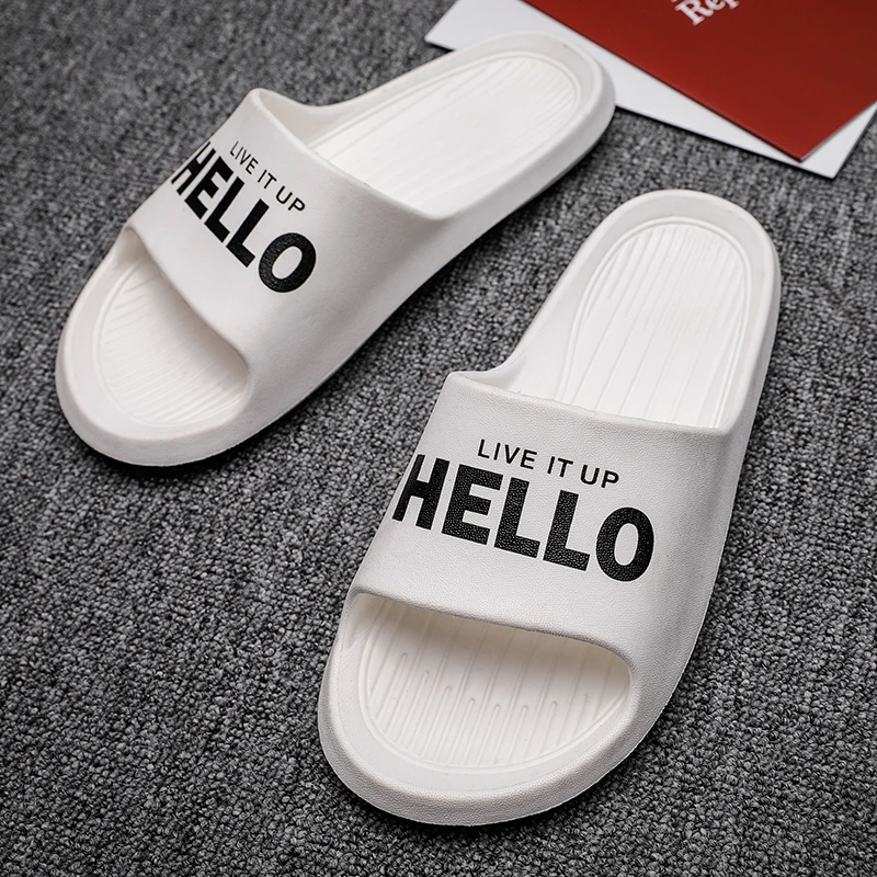 

2021 new men's slippers indoor bathroom antiskid slippers summer women's fashion casual slippers designer couple slippers