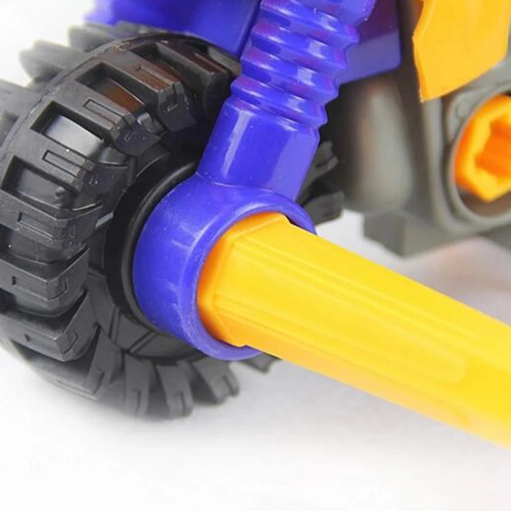 Дети DIY разборка Сборная модель игрушки мотоцикл гайки образования Детская