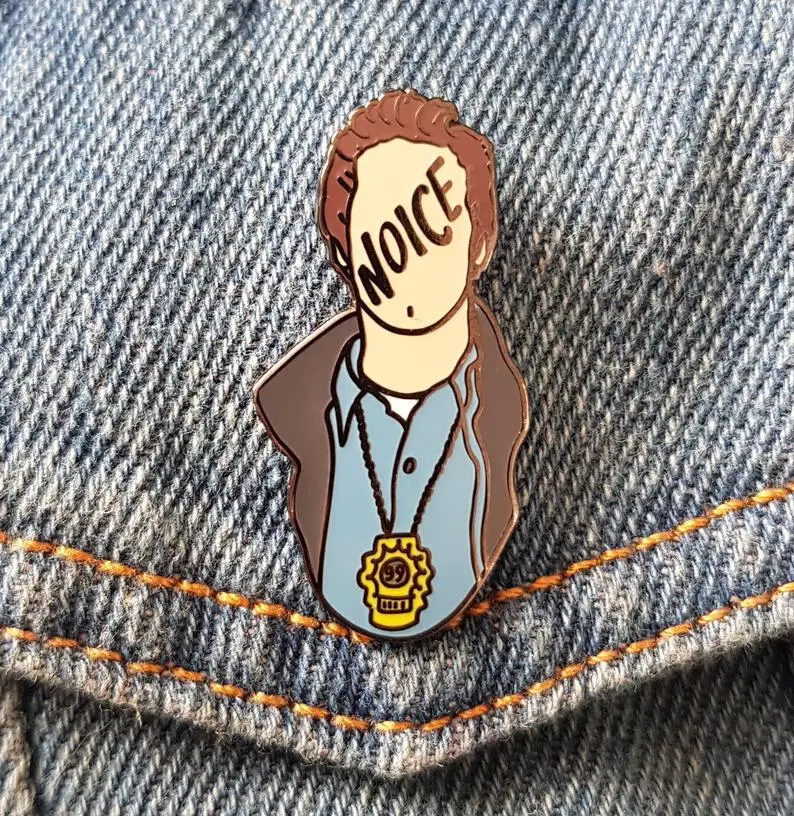 

Brooklyn Nine Noice Jake Peralta EnamelLapel Pins Badge