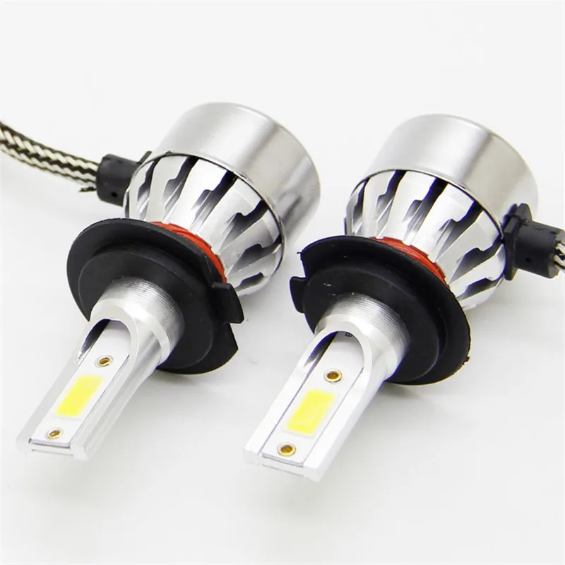 50 комплектов DHL FEDEX доставка H7 LED H4 H11 H8 36 Вт автомобильная светодиодная фара H1 H3 9005